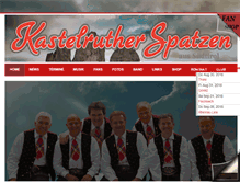 Tablet Screenshot of kastelrutherspatzen.de